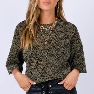 ⭐️FINAL SALE⭐️NWT Princess Polly Gold Coltin Top